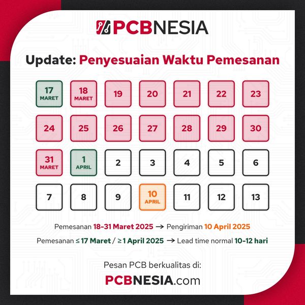 Update: Penyesuaian Waktu Pemesanan